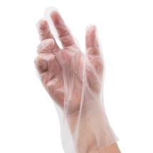CAC China GLPE-L Disposable Gloves, Large - 1 pk