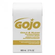 Gojo Gold & Klean Antimicrobial Lotion Hand Soap, 800 ml, 12/Carton