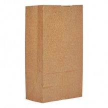 Grocery Paper Bags, 12#, 7.06"w x 4.5"d x 13.75"h, Kraft, 500 Bags