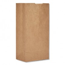 Grocery Paper Bags, 30 lbs Capacity, #4, 5"w x 3.33"d x 9.75"h, Kraft, 500 Bags