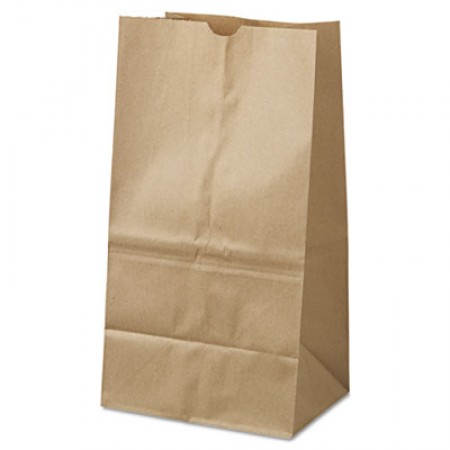 Grocery Paper Bags, 40 lbs Capacity, #25 Squat, 8.25
