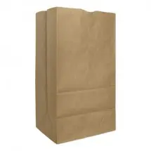 Grocery Paper Bags, 57 lbs Capacity, #25, 8.25"w x 6.13"d x 15.88"h, Kraft, 500 Bags