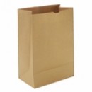 Grocery Paper Bags, Square, 40 lbs., 40#, 12&quot;w x 7&quot;d x 17&quot;h, 400/Bags
