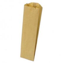 Grocery Pint-Sized Paper Bags for Liquor Takeout, 35 lbs Capacity, Pint, 3.75"w x 2.25"d x 11.25"h, Kraft, 500 Bags