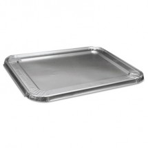Boardwalk Half Size Aluminum Steam Table Pan Lids, 100/Carton