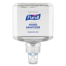 Purell Healthcare Advanced Hand Sanitizer Gentle/Free Foam, 1200 mL Refill, For ES8 Dispensers, 2/Carton
