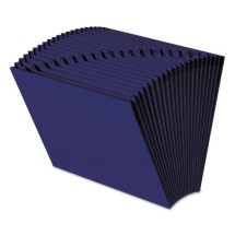 Heavy-Duty Indexed Expanding Open Top Color Files, 21 Sections, 1/21-Cut Tab, Letter Size, Navy Blue