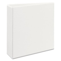 Heavy-Duty View Binder with DuraHinge, One Touch EZD Rings and Extra-Wide Cover, 3 Rings, 3" Capacity, 11 x 8.5, White