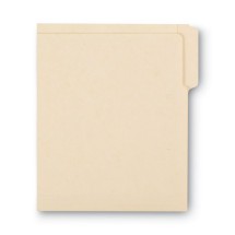 Heavyweight Manila End Tab Folders, 9" Front, 1/3-Cut Tabs, Letter Size, 100/Box