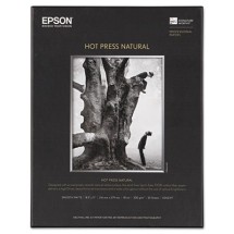 Hot Press Natural Fine Art Paper, 17 mil, 13 x 19, Smooth Matte Natural, 25/Pack