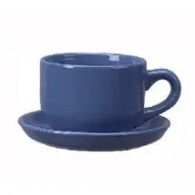 ITI 822-06 16 oz. Light Blue Vitrified Latte Cup - 2 doz