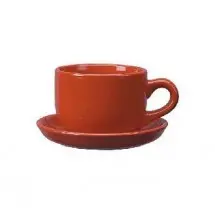 ITI 822-2194 16 oz. Red Vitrified Latte Cup - 2 doz
