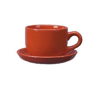 ITI 822-2194 16 oz. Red Vitrified Latte Cup - 2 doz