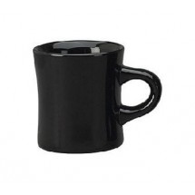 ITI 82245-05 10 oz. Black Vitrified Dinner Mug - 3 doz