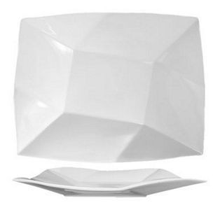 ITI AS-16 Aspekt Square Porcelain Plate 10-1/2" - 1 doz