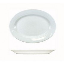 ITI DO-80 Dover Porcelain Oval Platter 7-1/8&quot; x 4-4/5&quot; - 3 doz
