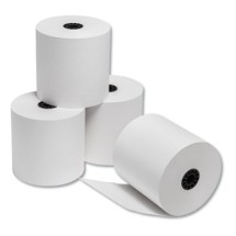 Impact Bond Paper Rolls, 2.25" x 150 ft, White, 12/Pack