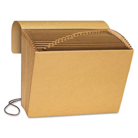 Indexed Expanding Kraft Files, 21 Sections, 1/21-Cut Tab, Letter Size, Kraft