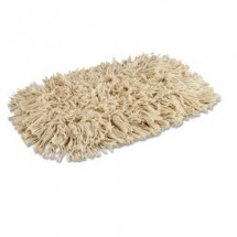 Industrial Dust Mop Head, Cotton, 12" x 5