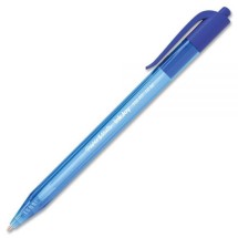 InkJoy 100 RT Retractable Ballpoint Pen, Medium 1mm, Blue Ink/Barrel, Dozen