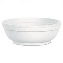 Dart White Insulated Foam Bowls, 6 oz., 1000/Carton