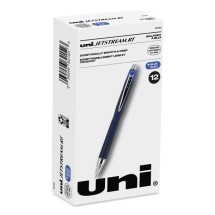 Jetstream RT Retractable Roller Ball Pen, Fine 0.7mm, Blue Ink, Blue Barrel