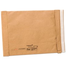Jiffy Padded Mailer, #6, Paper Lining, Self-Adhesive Closure, 12.5 x 19, Natural Kraft, 50/Carton