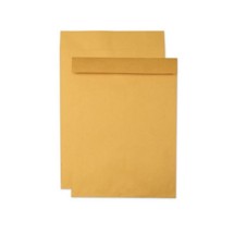 Jumbo Size Kraft Envelope, Fold Flap Closure, 15 x 20, Brown Kraft, 25/Pack