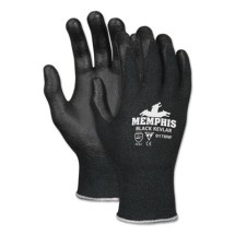 Kevlar Gloves 9178NF, Kevlar/Nitrile Foam, Black, Large