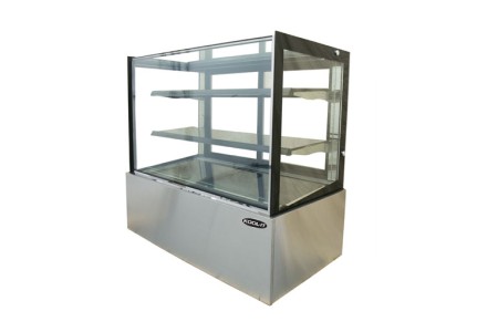 Kool-It KBF-36 Flat Glass Refrigerated Display Case 36"