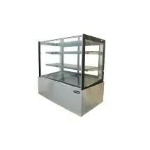 Kool-It KBF-36 Flat Glass Refrigerated Display Case 36&quot;