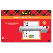 Laminating Pouches, 3 mil, 11.5" x 17.5", Gloss Clear, 25/Pack