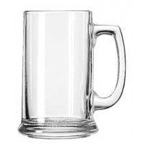 Libbey 5011 Handled Glass Beer Mug 15 oz. - 1 doz