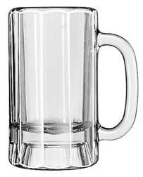 Libbey 5018 Paneled Beer Mug 14 oz. - 1 doz