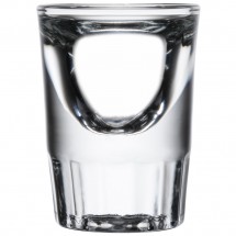 Libbey 5135 Fluted Whiskey / Shot Glass 1.25 oz. - 4 doz