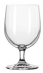 Libbey 8556SR Bristol Valley Goblet Glass with Sheer Rim 12 oz. - 2 doz