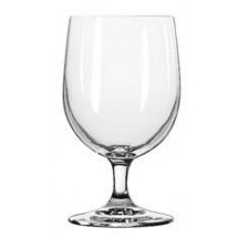 Libbey 8556SR Bristol Valley Goblet Glass with Sheer Rim 12 oz. - 2 doz