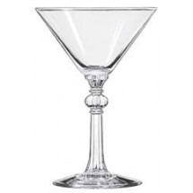 Libbey 8876 Art Deco Martini Glass 6.5 oz. - 3 doz