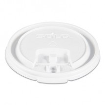 Dart Lift Back and Lock Tab Cup Lids, for 8oz Cups, White - 1000 pcs