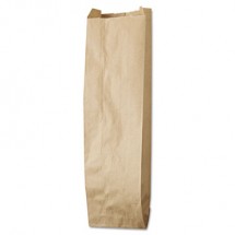 Liquor-Takeout Quart-Sized Paper Bags, 35 lbs Capacity, Quart, 4.25"w x 2.5"d x 16"h, Kraft, 500 Bags
