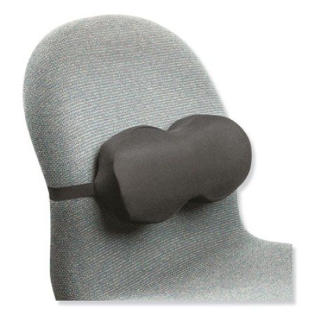 Lumbar Support Memory Foam Backrest, 13.5 x 3.46 x 6.34, Black