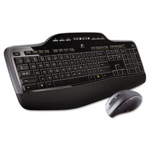 MK710 Wireless Keyboard + Mouse Combo, 2.4 GHz Frequency/30 ft Wireless Range, Black