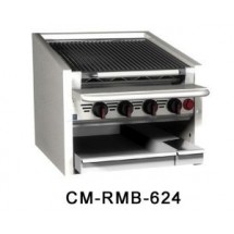 Magikitch'n CM-RMB-636CR Countertop Radiant Gas Charbroiler 36&quot;