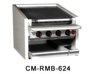 Magikitch'n CM-RMB-648CR Countertop Cast Iron Radiant Gas Charbroiler 48"