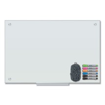 Magnetic Glass Dry Erase Board Value Pack, 36 x 36, White