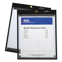 Magnetic Stitched Shop Ticket Holders, Clear, 75", 9 x 12, 25/Box