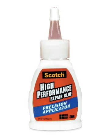 Maximum Strength All-Purpose High-Performance Repair Glue, 1.25 oz, Dries Clear