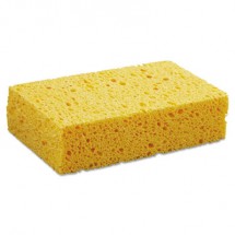 Medium Cellulose Sponge, 3 2/3 x 6 2/25", 1.55" Thick, Yellow, 24/Carton