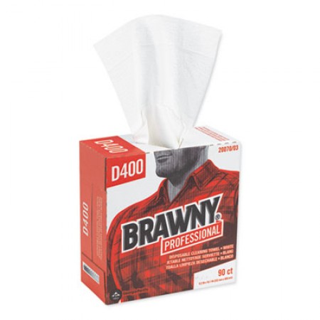 Brawny Industrial Medium-Duty Premium Wipes, 10 Boxes/Carton