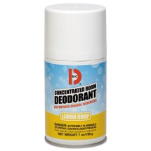 Metered Concentrated Room Deodorant, Fresh Linen Scent, 7 oz Aerosol, 12/Box